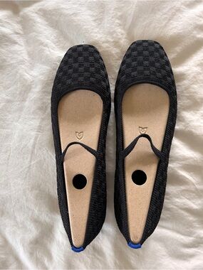 NWT Rothy's The Max Square Mary Jane Black